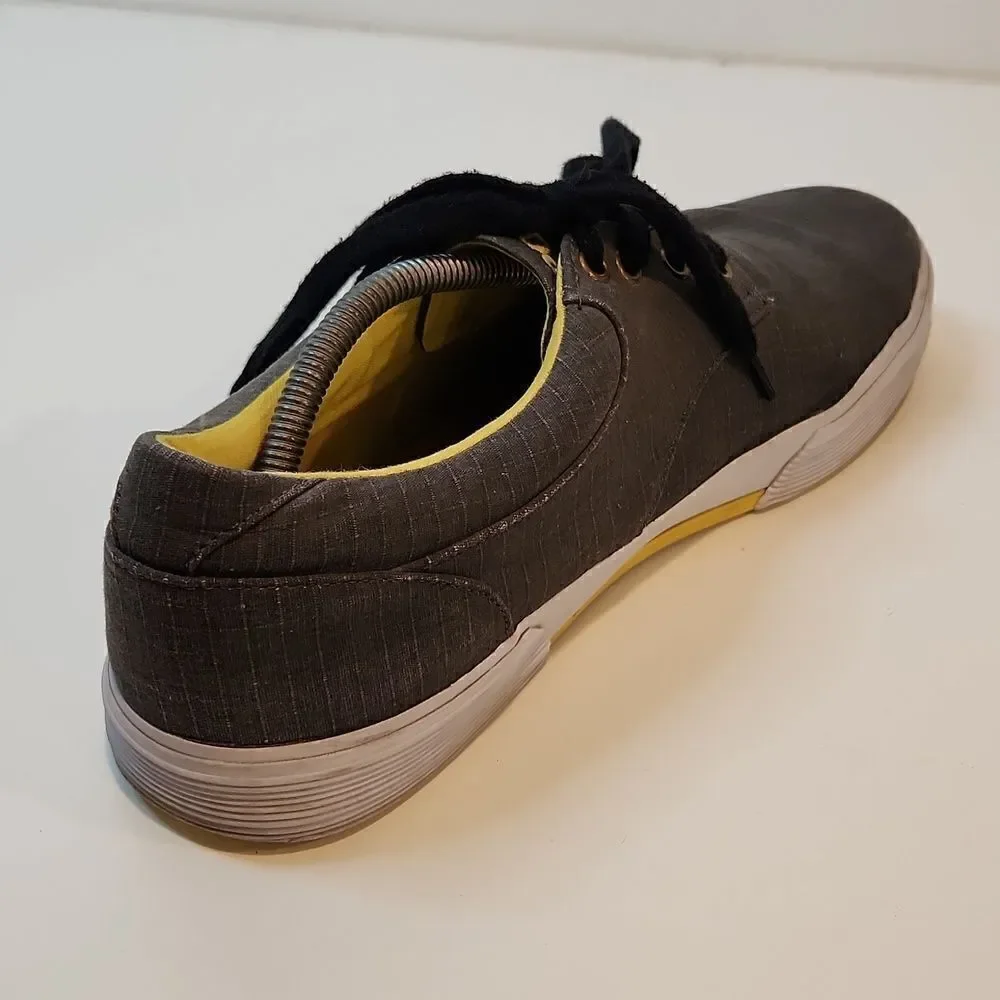 Ralph Lauren Polo Felton Sneakers Shoes Men’s Sz 12D Gray Low Top Lace Up NICE!